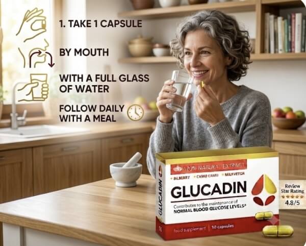 Mod de administrare Glucadin